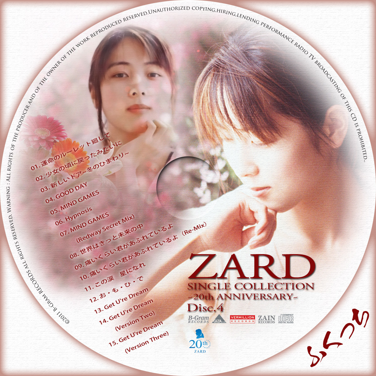 Zard single collection 20th anniversary rar